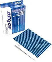 BELLOF CFBM003 Air Conditioner Filter, Special 5 Layer Filter [Compatible with F20/F30, Others] Nano AG Anti-Bacterial, Mildew-Free PM2.5, Aging Odor, Allergens, Cabin Filter