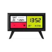 Newgate Spectronoma Lcd Alarm Clock Matte Black