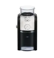 KRUPS Grind Size and Cup Selection and Stainless Steel Flat Burr Coffee Grind...