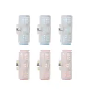 3PCS Plastic Long Hair Curler Roller Self Grip Bangs Hair Curling Styling Tools