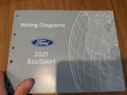 2021 Ford EcoSport Electrical Wiring Diagrams Original Book