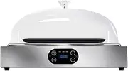 Electric Bread Proofing Machine, Bread Dough Proofer Machine with Adjustable Temperature and Timing, Stainless Steel Liner, Transparent and Visible, for Making Bread, Yogurt, Natto