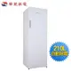 (送安裝)HAWRIN華菱 210L直立式冷凍櫃-白色HPBD-210WY