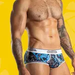 AUSSIEBUM ENLARGEIT 2.0 提睪三角褲_塗鴉藍