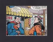 8X10" Matted Print Golden Age Comic Book Art: Superman #89, May 1954