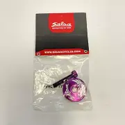 Salsa Squadron Bike Stem Cap With Bolt Purple