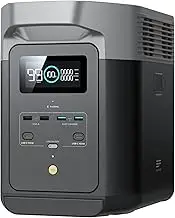 ECOFLOW DELTA 2 Portable Power Station, 1024Wh LiFePO4 (LFP) Battery, 1Hr Fast Charging, Solar Generator(Solar Panel Not included) for Home Backup Power, Camping & RVs