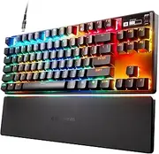 SteelSeries Apex Pro TKL (2023) - Mechanical Gaming Keyboard - The World's Fastest Keyboard - Adjustable Response - E-Sports TKL Form Factor - RGB - Nordic (QWERTY) Layout