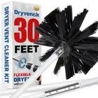 30 Feet Dryer Cleaner Brush Dryer Vent Cleaner Kit,Flexible Lint Brush with Dril