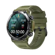 1.39 Inch Heart Rate / Blood Pressure Oxygen Monitoring Smart Calling Watch Green Smart Watches
