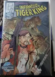 INFAMOUS TIGER KING #1 THIRD EYE COMICS VARIANT JOE EXOTIC Limited 500 In Hand