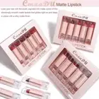 5 Color / Set Velvet Matte Nude Lipstick Moisturizing Easy To Wear Lipstick Kit