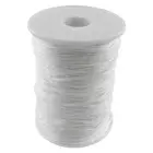 AXLIZER 1PC 2mm Braided Shade Roller Blinds Cord White Pull String Rope, Blinds