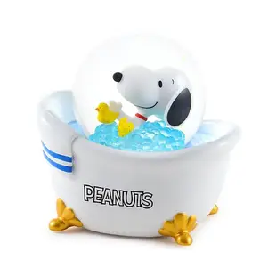 Snoopy史努比歡樂泡澡時光 水晶球音樂盒生日情人聖誕交換禮物