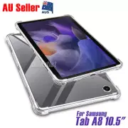 For Samsung Galaxy Tab A8 10.5" X200 / X205 Shockproof Soft TPU Clear Case Cover