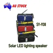 Emergency Solar Hand Crank Radio Speaker Power Bank Charger Flash Light SY-938
