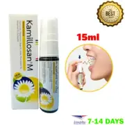 Kamillosan M Mouth Throat Spray Refreshing Soothing With Chamomile 7 Types of Es