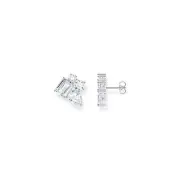 THOMAS SABO Heritage Glam Ear Studs with White Zirconia Stones