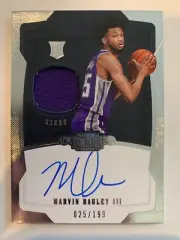 2018-19 Panini Dominion Marvin Bagley III Jersey Relic Auto 25/199 RC Rookie