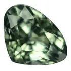 0.98ct. Natural Rich Green Unheated Sapphire Aaa Cutting WITH GLC CERTIFY