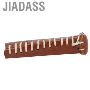 Jiadass 斯諾克球桿頭套易於使用撞球皮革球桿保護器專業適合室內運動用品配件