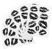 WRITWAA 6 Sheets Temporary Skin Stickers Fun Decorative Decals for Parties Events Safe Easy to Apply Unique Patterns for All Occasions