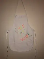 Kids Hand Painted Chef Apron