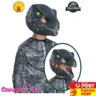 Kids Velociraptor Blue Moveable Jaw Mask Dinosaur T-Rex Jurassic World T Rex