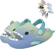 [Mdnfdap] Shark Slides Slippers for Women Men - 2022 Limited Edition Cloud shark Sandals unisex Cartoon Shower Anti-Slip Fashion Cloud Slippers Open Toe Slides EVA Beach Shoes