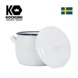在飛比找遠傳friDay購物優惠-【瑞典Kockums考庫姆】陶瓷 雙耳湯鍋 純白色 18CM