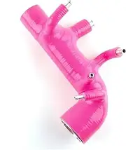 for Subaru for WRX for STI for Forester XT 2.5 for Turbo EJ255 2004 2005 2006 2007 2008 Silicone Intake Inlet Hose Tube Car Air Intake(Pink)