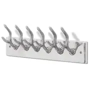 Aluminium Wardrobe Hook Coat Rack Hat/Tie Hanger Silver
