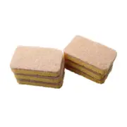 ST 6PACK Natural Scrub Sponge Scouring Pad Sisal Plant Based Sponge Scrubber