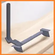 SATELLITE TV GUTTER MOUNT UNDER TILE 450MM TO 600MM RAFTERS