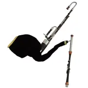 Uilleann Pipes in D - Half Set with a 4 Key Chanter - Indian Cocobolo (C3)
