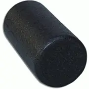 Black High Density Foam Roller Yoga Exercise Fitness Stretch 6x12 Full Roll