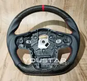 RED EDITION D-type CARBON Steering Wheel for TOYOTA GR SUPRA A90 A91 SZ SZ-R RZ (for: Toyota)