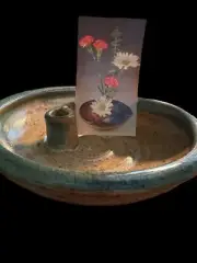 Vintage Greg Neal Studio Art Pottery Handmade Stem Dish Signed NEW