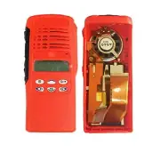 Red Front Housing Case for HT1250 Limited-keypad Radio W/ LCD Flex Speaker