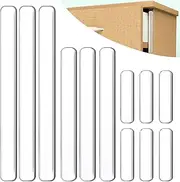 Shappy 44 Pcs Cabinet Door Bumpers Glass Table Top Anti Slip Pads Car Edge Guards Self Adhesive Protector Clear Rubber Silicone Bumper Strips for Doors, Drawers, Chairs