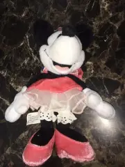 Disney 100 Years of Magic Blue Rhythm Minnie Mouse Mini Bean Bag-Beanie w/ Tags