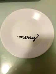 Corelle Holiday "Merry" Appetizer Bread Plate 6.3/4" NEW