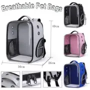 Outdoor Travel Breathable Pet Bag Portable Dog Cat Clear Large Space Backpack