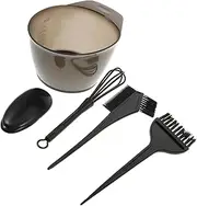 ADOCARN 1set Hair Color Brush Bowl Set Hair Dye Tool Kit for Application for Salon and Home Use