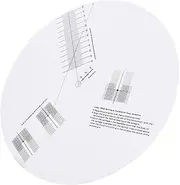 CIMAXIC 1Pc Professional Slipping Calibration Plate for Vinyl Record Speed Detection Compact Music Accessory for Accurate Turntable Setup and Maintenance
