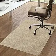 ATOKA Chair Mat, Floor Protection, Gaming Chair Mat, 47.2 x 35.4 inches (120 x 90 cm), Carpet, 0.2 inch (4 mm) Thick, Flooring Mat, Floor Scratch Prevention, Dent Prevention, Anti-Slip, Noise