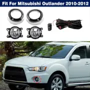 Front Bumper Fog Light Cover Trim Switch Wire For Mitsubishi Outlander 2010-2012 (for: Mitsubishi)