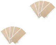 Ipetboom 2sets Double Sided Tape Heavy Duty White Thin Wig Adhesive Strips Each Sheet Hair Extension Accessories for Lace Front 10sheets*2