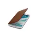 SAMSUNG 三星 Galaxy Note2 N7100 原廠書本式側掀皮套-棕色