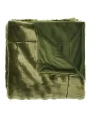 [Linen House] Selma Throw in Moss
